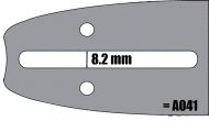 Шина 10"/25cm - 3/8" - 1.3ММ(DOUBLE GUARD)  -  100SDEA041