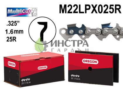 ВЕРИГА .325``-1.6ММ MULTICUT - M22LPX025R