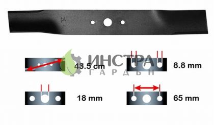 НОЖ 43.50 СМ CASTELGARDEN 81004365/1 - 90-176