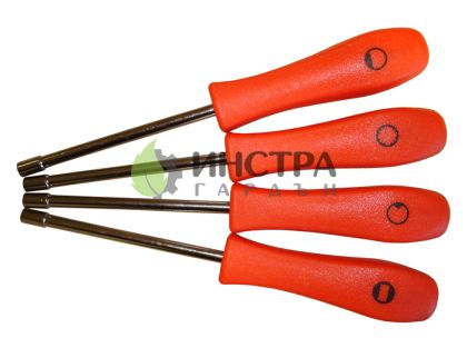 ОТВЕРТКИ К-Т ЗА РЕГУЛИРАНЕ НА ОБОРОТИТЕ НА КАРБУРАТОРИ (4БР) - 01516