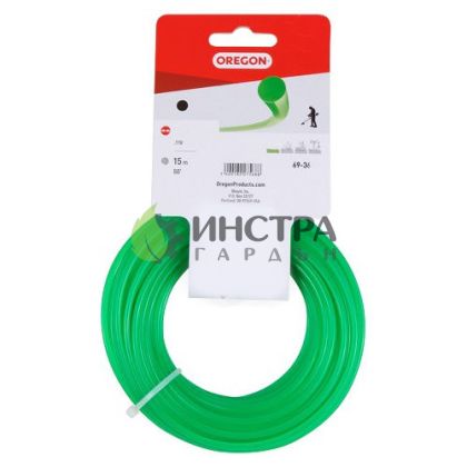 КОРДА D1.3MM X 15M OREGON (КРЪГЛА-ЗЕЛЕНА) - 69-482