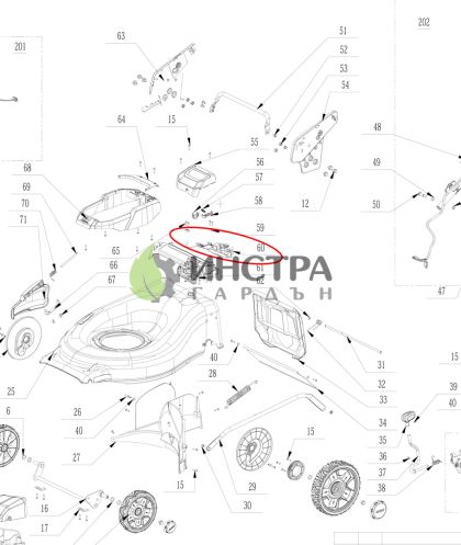 КОНТРОЛНА ПЛАТКА PCBA LM2014E-SP ЗА САМОХОД - 2830076002 2830076002