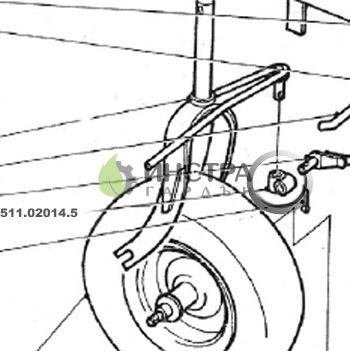 КАМЪК КОЛЕСАР #511.02014 - 51102014