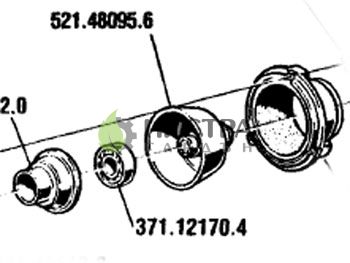 КОНУС ЗА СЪЕДИНИТЕЛЯ ЗА BCS735 521.48095 - 52148095 52148095