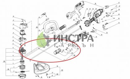 ТРЪБА КОМПЛЕКТ ЗА ST1300E-S - 2824272002