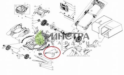 ЗАДЕН КОРПУС ЗА  LM2130 - 3129624001