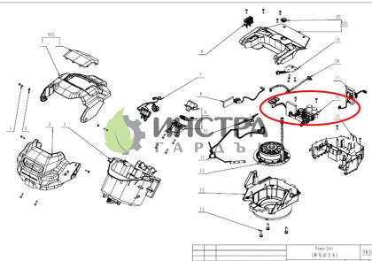 КОНТРОЛНА ПЛАТКА PCBA LM1700-SP/LM1900E-SP - 2826492002 2826492002