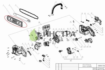 КАЛЪФ ЗА ШИНА 35СМ CS1400E - 3127500001