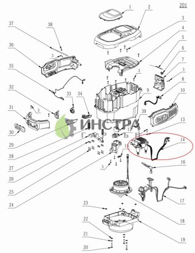 КОНТРОЛНА ПЛАТКА PCBA LM2120E-SP - 2830176001 2830176001