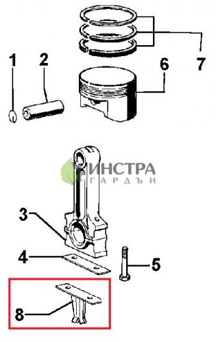 ЛОПАТКА ЗА БИЕЛА А349 5168055 - 608136 608136