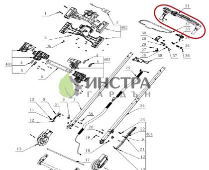 КОМПЛЕКТ ДРЪЖКИ за LM2135E-SP - 2826127002