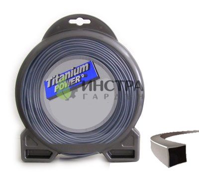 КОРДА D3.0ММ Х 44M (TITANIUM-КВАДРАТ) - CB039-T1 CB039-T1