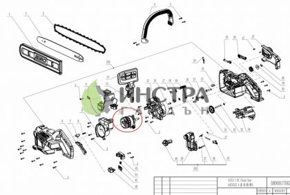 ЕЛЕКТРОМОТОР ЗА CS1400E V1 - 2823855001