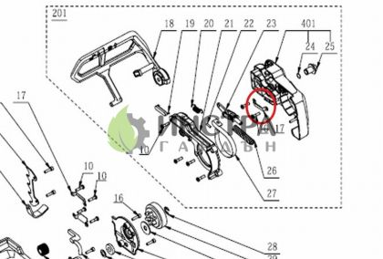 ЗАЩИТНА ПОКРИВНА ПЛОЧА ЗА PSX2500; CSX3000 - 3707340001