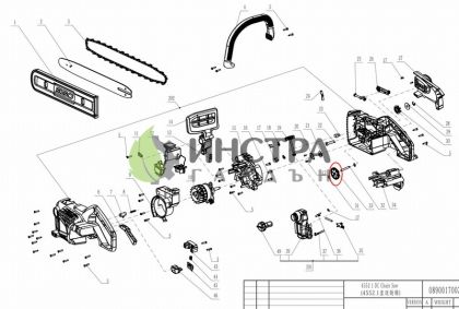 ЗЪБНО КОЛЕЛО ЗА МАСЛЕНАТА ПОМПА CS1400E/1600E - 3127510001 3127510001
