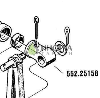 МУФА ХИДР.ЦИЛИНДЪР BCS268 #55225158 - 55225158