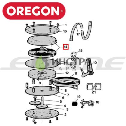 РЕЗЕРВНА ЧАСТ ЗА РУЛЕТКА ПРУЖИНА - 106515