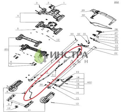 INTERNAL WIRE ASSY LM1900E-SP - 2826080001