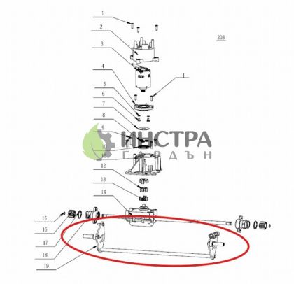 КОМПЛЕКТ ЗА ЗАДЕН МОСТ LM2014E-SP - 2824347001