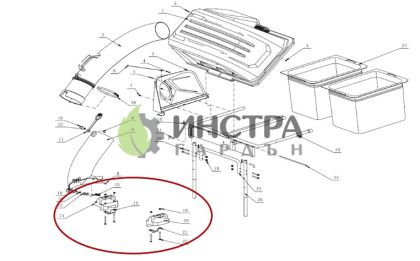 ЛЯВА ПРОТИВОТЕЖЕСТ ЗА ZT4200 - 3422778001