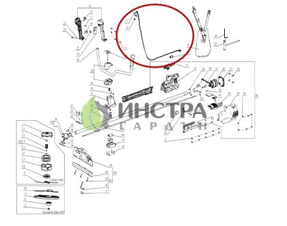 ПРЕВКЛЮЧВАТЕЛ С КАБЕЛ ЗА  BCX3800E - 2825816001