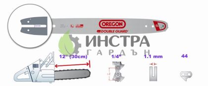 ШИНА 12``-3/8-1.1ММ(SINGLE RIVET) - 124MLEA074