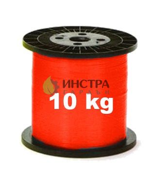 КОРДА D1.3ММ Х 1КГ (КВАДРАТ,ЧЕРВЕНА) - BN408-A