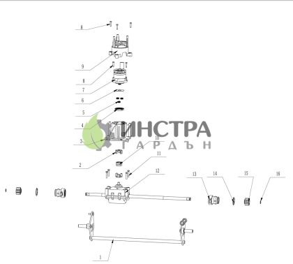 САМОХОД КОМПЛЕКТ ЗА LM2024E-SP, LM2020E-SP - 2824960001