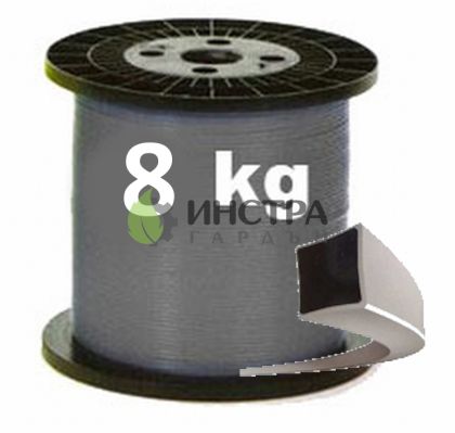 КОРДА D3.0ММ Х 1КГ (TITANIUM-КВАДРАТ) - BN100-T1
