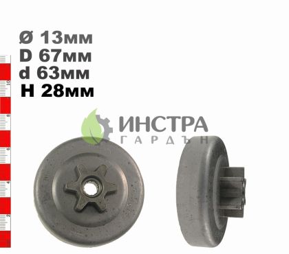 ВОДЕЩО КОЛЕЛО 3/8-6(ХОБИ) POULAN 3416,3816 - 514678