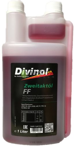 МАСЛО ДВУТАКТОВО С ДОЗАТОР DIVINOL 1L (ЧЕРВЕНО) - 26150-C087