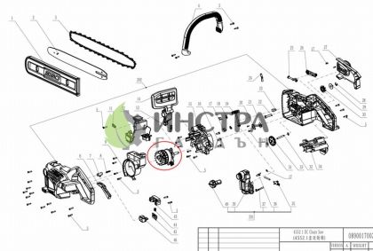 ЕЛЕКТРОМОТОР ЗА CS1400E/CS1600E - 2823855002