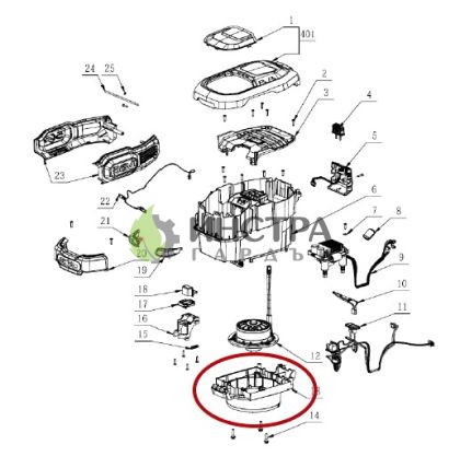 ОСНОВА ЗА ДВИГАТЕЛ LM2020E SP - 2825644001