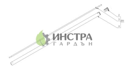 ТРЪБА + ВАЛ К-Т ЗА STA1500, BCA1200, RTX2300 - 2824590002
