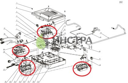КОНТРОЛНА ПЛАТКА ЗА ZT4201E-L - 2831221001