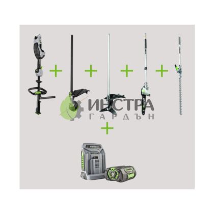 MULTI-TOOL К-Т С 4 ПРИСТАВКИ+БАТЕРИЯ 5.0AH+ЗАРЯДНО - MHBC1204E