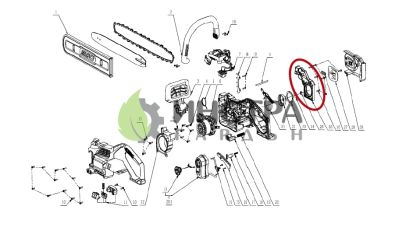 КАПАК ЗА ОБТЯГАНЕ НА  ВЕРИГАТА CS1610E - 3132734001