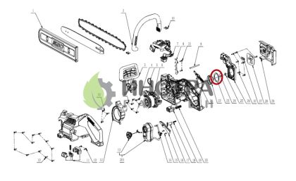 ПРЪСТЕН ОТ ФИЛЦ- CS1800E, CS1610E - 5690440001