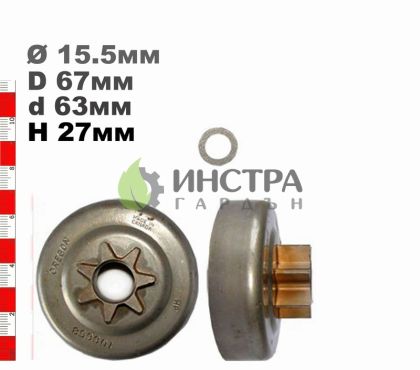 ВОДЕЩО КОЛЕЛО+ЛАГЕР 325-7(КАСЕТА) HQ40,45,49 - 106658-ITAL