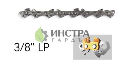 ВЕРИГА 3/8``-1.3ММ (С ТВЪРДОСПЛАНИ ПЛАСТИНИ) - 91WDA025R-ITAL