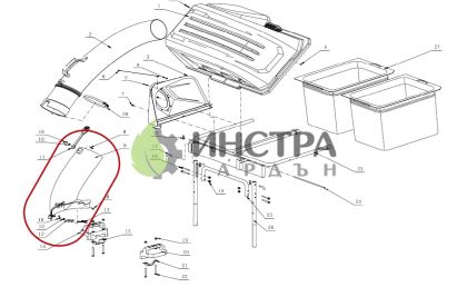 ПРЕДНА ТРЪБА ЗА ABK4200-A - 2827770001