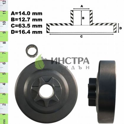 ВОДЕЩО КОЛЕЛО+ЛАГЕР 325-7(КАСЕТА) HQ 36, 41,137, 141, 142 - 106656-ITAL