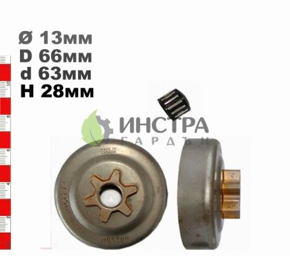 ВОДЕЩО КОЛЕЛО+ЛАГЕР 3/8-6 (ХОБИ) PA351, PL2250 - 106114-ITAL