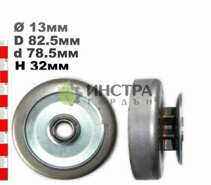 ВОДЕЩО КОЛЕЛО+ЛАГЕР 3/8-7(КАСЕТА) HQ266,268,272 - 32057-ITAL