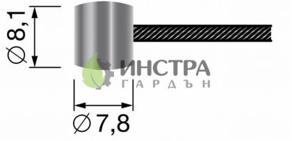 ЖИЛО УНИВЕРСАЛНО БЕЗ БРОНЯ L2.5М, d2.5MM - 6306972