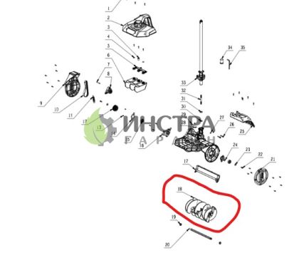 Шнек за приставка снегорин - 3132880001