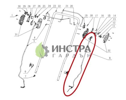 INTERNAL WIRE ASSY LM2014E-SP - 4860312001