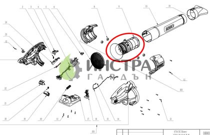 ВЪЗДУХОВОД К-Т LB5800E - 2826084001