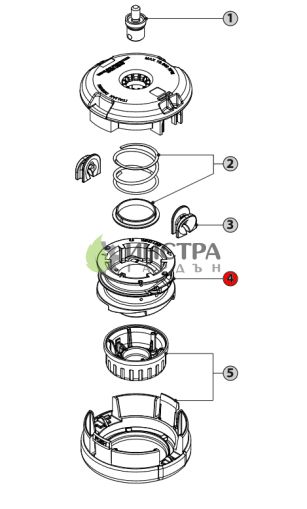 РОЛКА ЗА КОРДА  ЗА КОРДОВА ГЛАВА EASYWORK D102ММ - K00401185