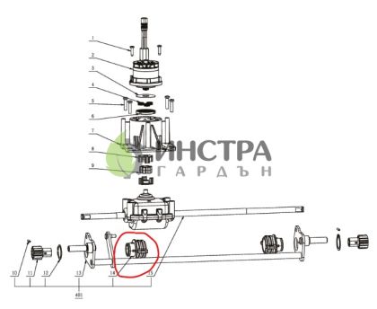 ЛАГЕР + ПОДПОРА ЗА САМОХОД НА КОСАЧКА - 2824423001